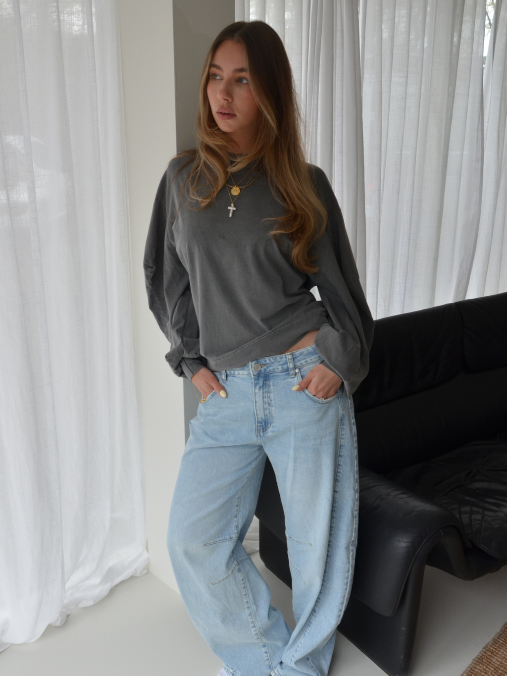 Oversized Tee Grey