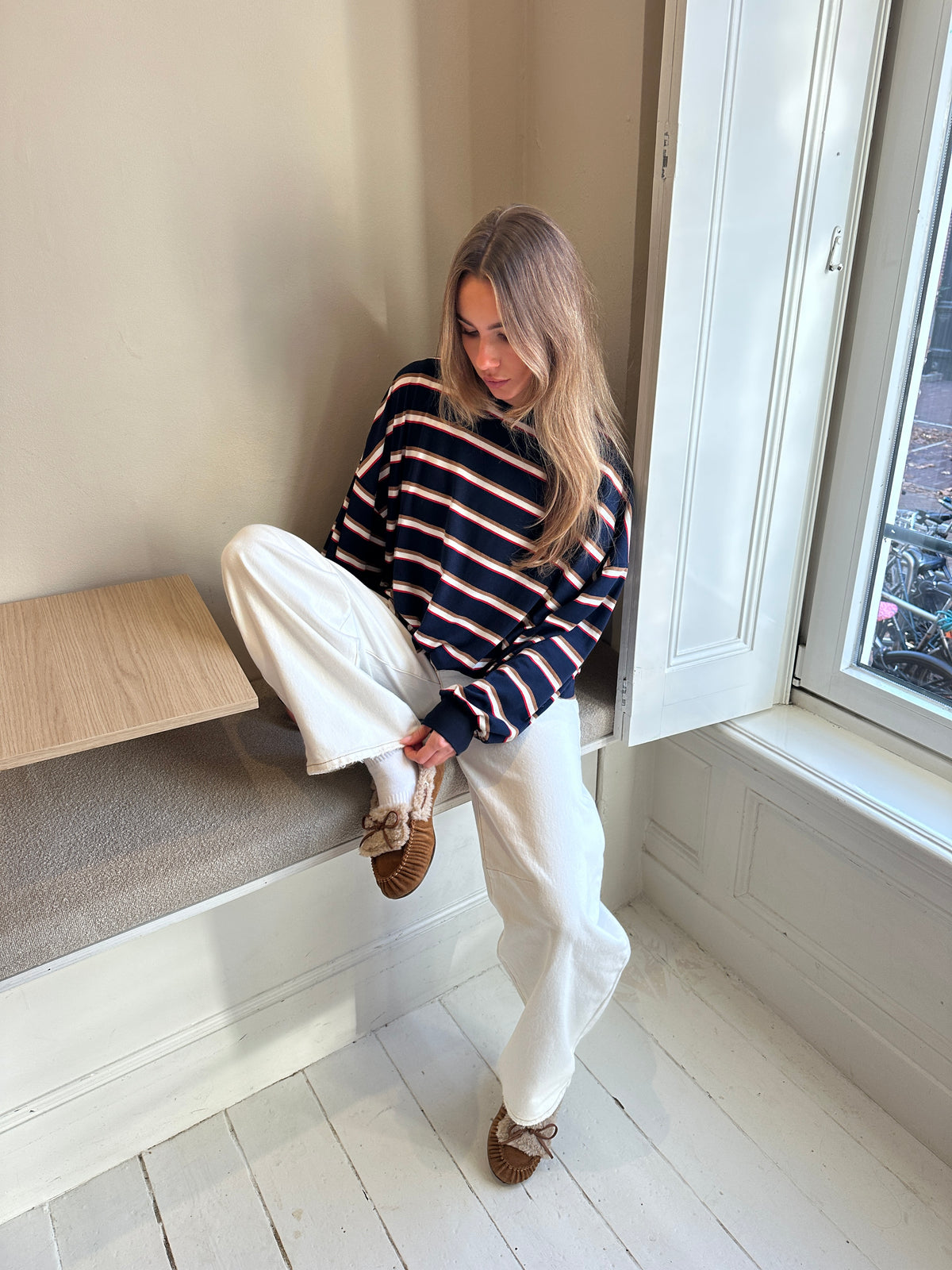 Striped Longsleeve Navy