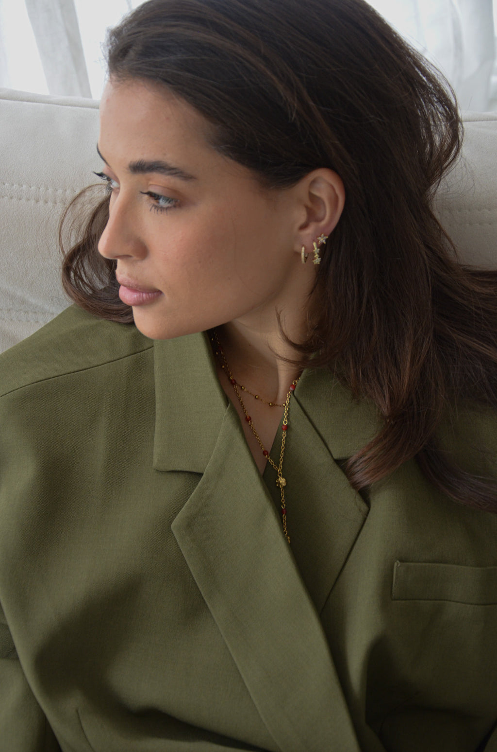 Oversized Blazer Army Green