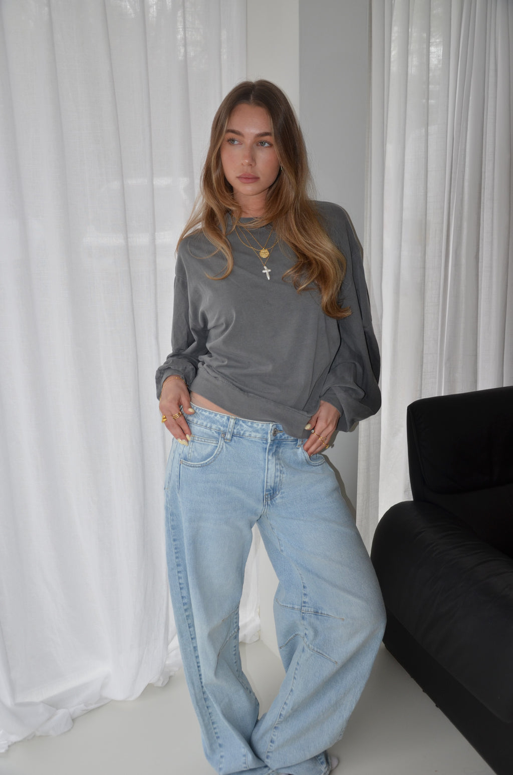 Oversized Tee Grey