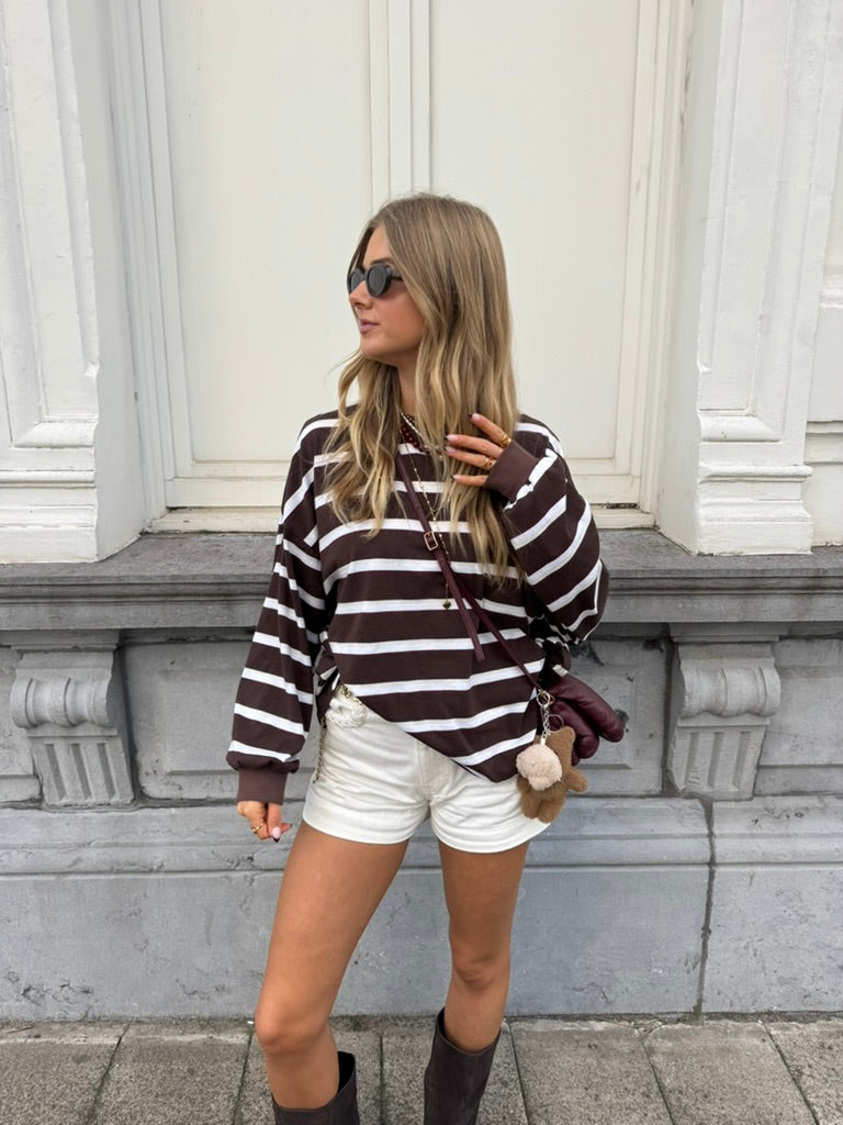 Striped Longsleeve Brown