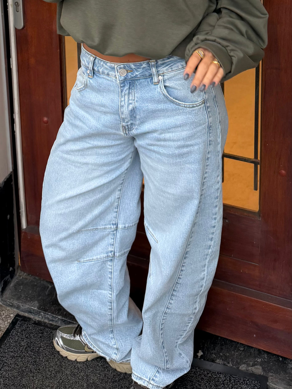 Balloon Jeans Blue