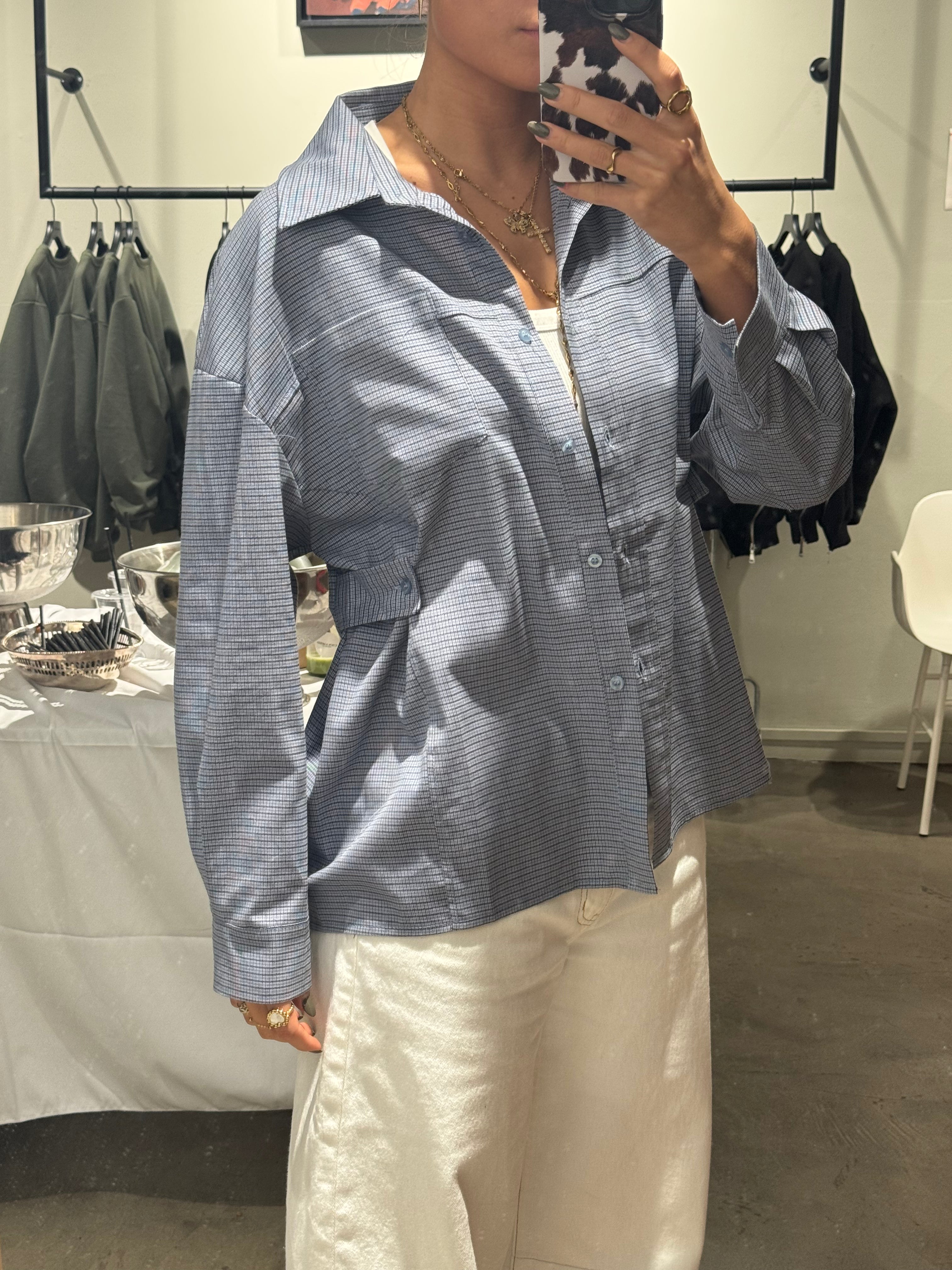 Fitted Shirt Blue