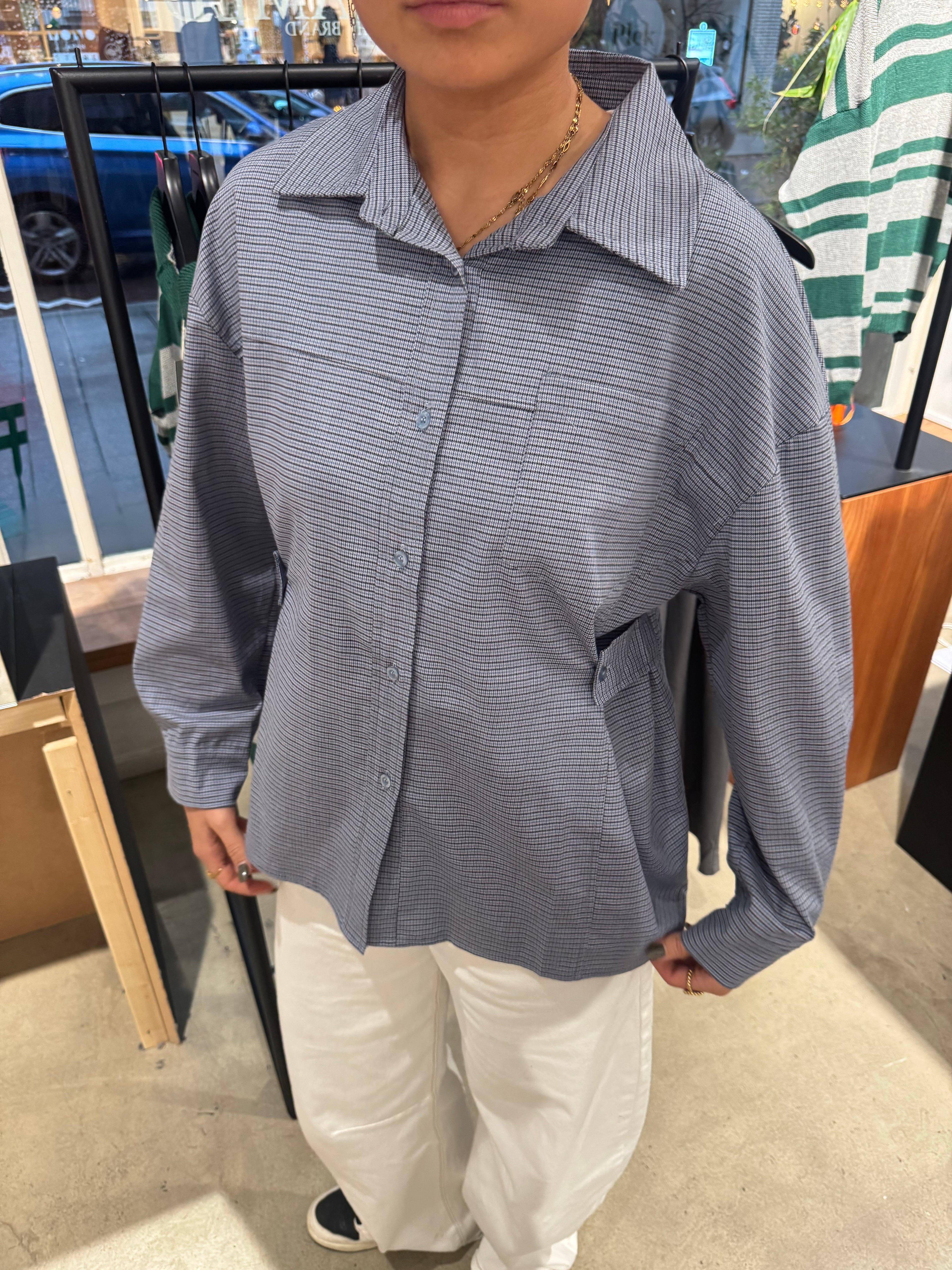 Fitted Shirt Blue
