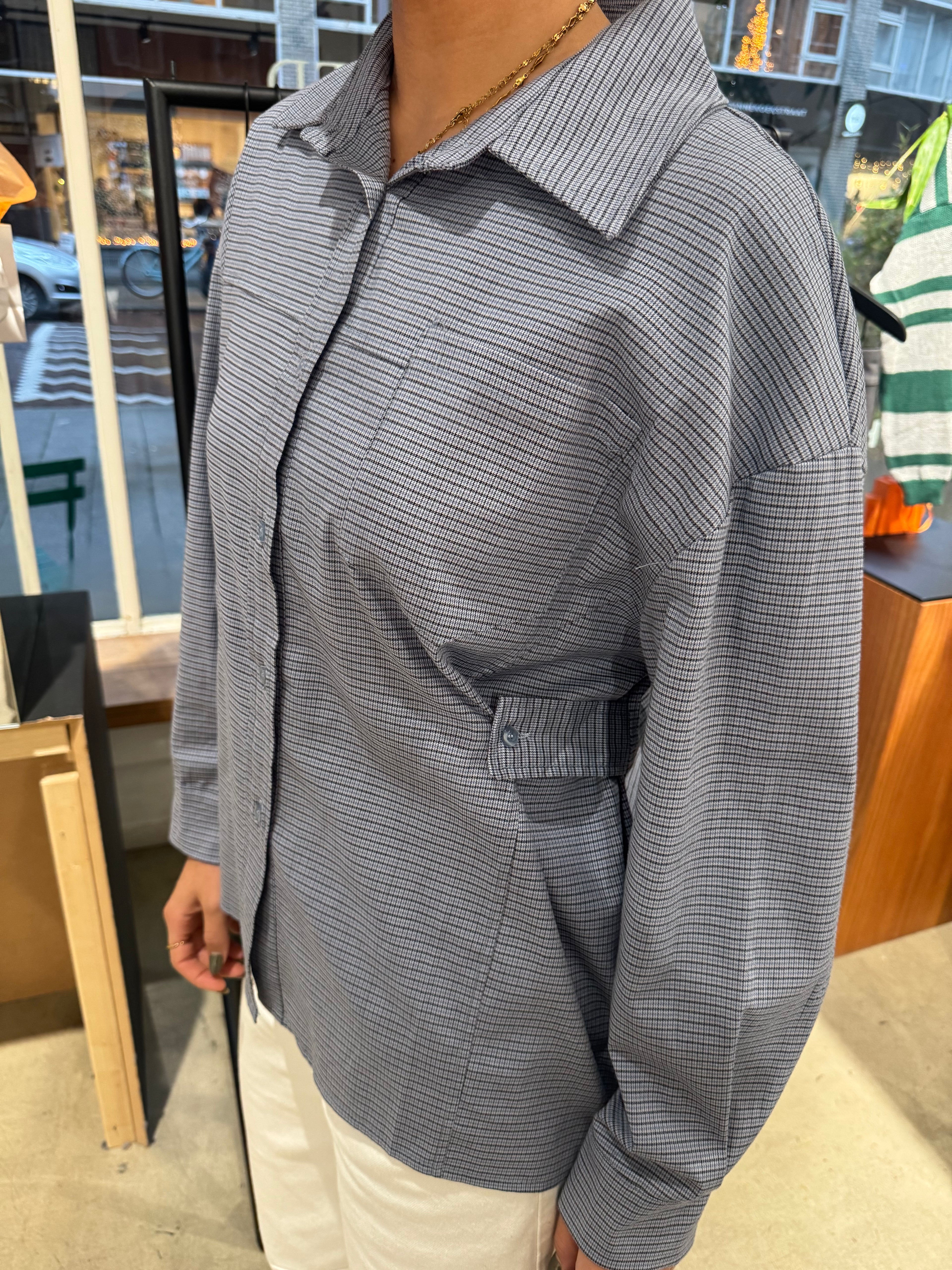 Fitted Shirt Blue